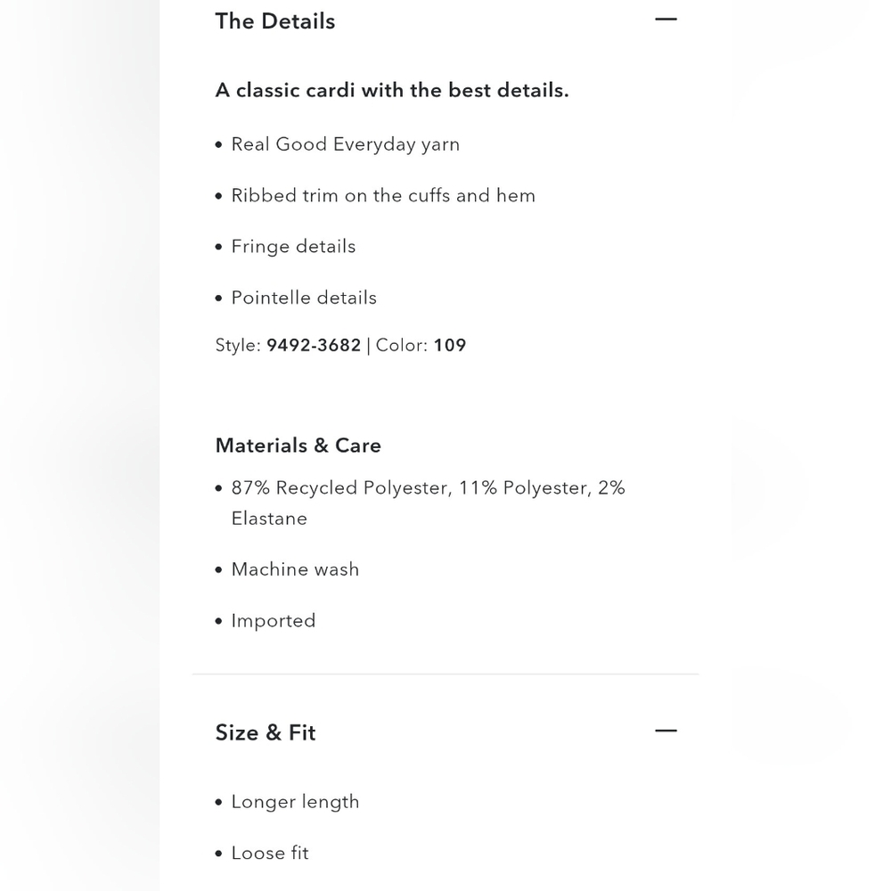 Aerie Fringe Cardigan - Picture 7 of 9